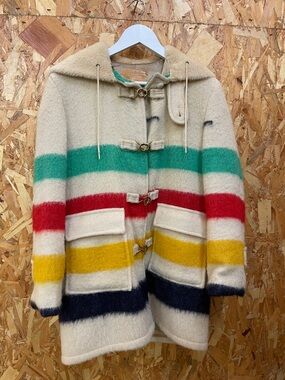 Vintage Hudson Bay blanket coat very rare in excellent condition